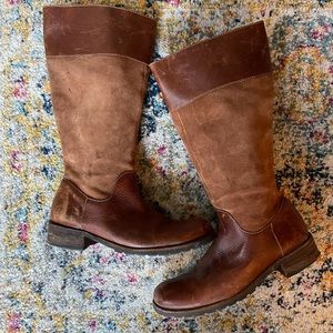 L.L. Bean Leather and Suede Riding Boots